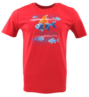 T-shirt homme motif poisson Marvelis