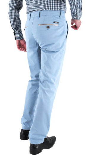 pantalon passepoilé bleu ciel Benny-3 GARDEUR 412941g