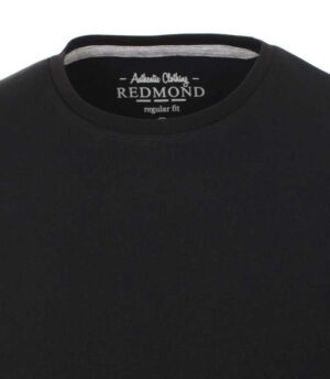 Tee-shirt noir col rond REDMOND 665rd