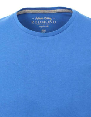 Tee-shirt bleu col rond REDMOND 665rd