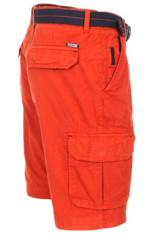 Bermuda poches cargo rouge/orange CasaModa