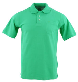 Polo homme REDMOND maille piquée vert 900rd