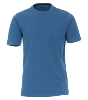 Tee-shirt bleu jean col rond REDMOND 665rd