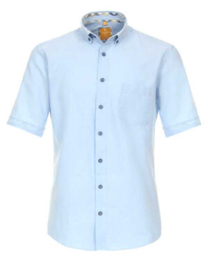 chemise uni bleu REDMOND casual Fit