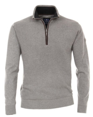 Pull coton col montant gris REDMOND 623rd