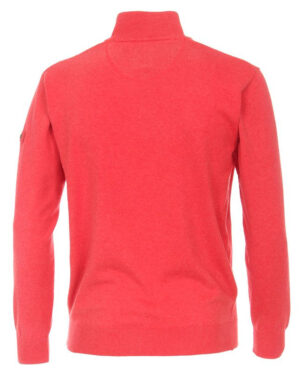 Pull coton col montant rouge pâle REDMOND 623rd