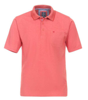 Polo homme léger rouge/rosé REDMOND 912rd