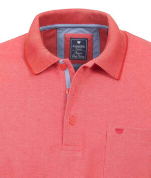 Polo homme léger rouge/rosé REDMOND 912rd