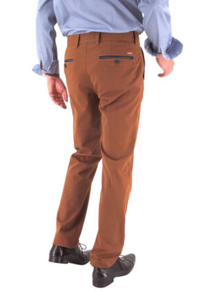 pantalon passepoilé Benny-3 GARDEUR cognac 417861g