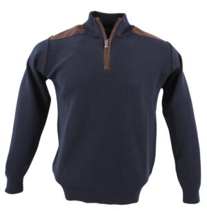 pull 50% laine BEST GUEST col zip marine Bertus