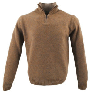 pull chaud col montant chiné ocre BANDE ORIGINALE 940/66bo