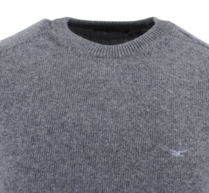 pull laine BEST GUEST ras du cou gris 701bg