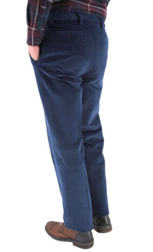 Pantalon velours cosserat GIANNI MARCO bleu canard H092