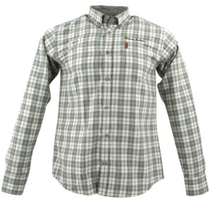 Chemise Black Wellis verte et blanche