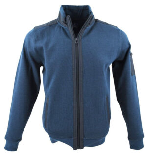 gilet sweat zip REDMOND bleu