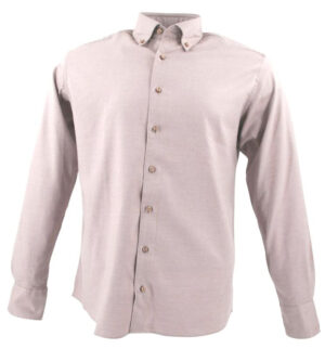 chemise avec de la laine couleur beige 1863 by Eterna Modern Fit