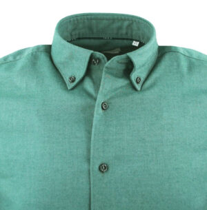 chemise avec de la laine couleur verte 1863 by Eterna Modern Fit