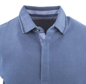 pull sweat col polo BANDE ORIGINALE bleu indigo