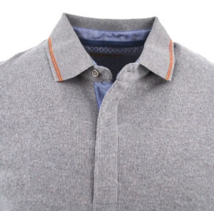 pull sweat col polo BANDE ORIGINALE gris