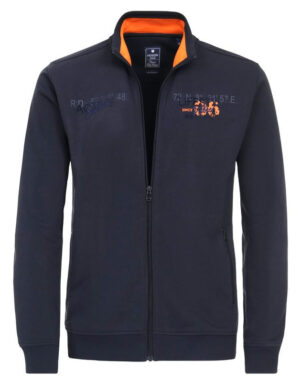 gilet sweat coton REDMOND marine