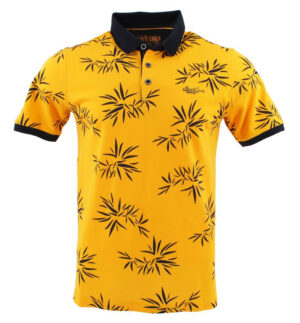 polo homme jaune tournesol MONTE CARLO