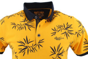 polo homme jaune tournesol MONTE CARLO