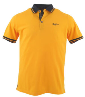 polo homme jaune uni MONTE CARLO