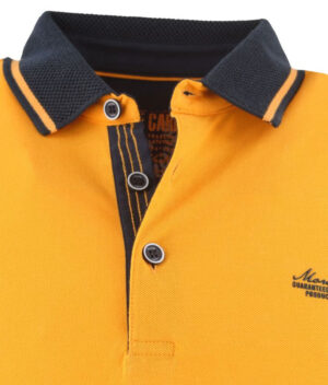 polo homme jaune uni MONTE CARLO