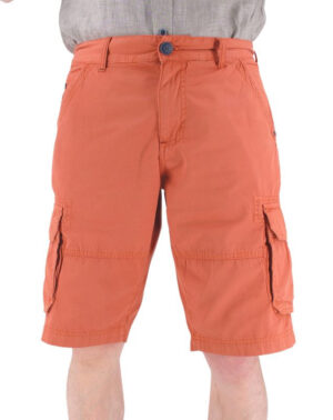 Bermuda poches cargo orange Casa Moda