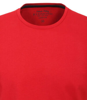 Tee-shirt rouge col rond REDMOND 665rd