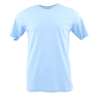 Tee-shirt bleu ciel col rond REDMOND 665rd