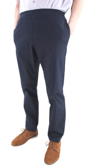 Pantalon coton forme jogging marine Relax GIANNI MARCO