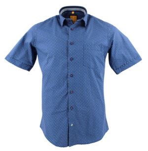 chemise imprimée Redmond casual Fit bleu