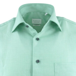 Chemise ETERNA Modern Fit verte chiné