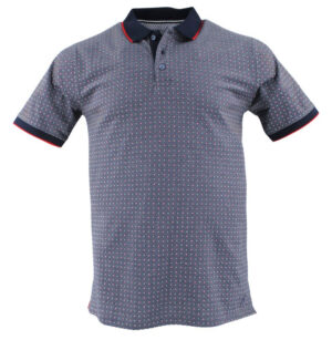 polo BANDE ORIGINALE gris avec points colorés