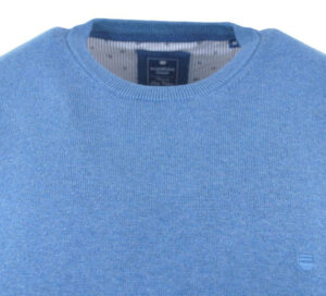 Pull coton ras du cou bleu REDMOND 500rd