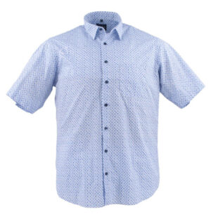 chemise homme Marvelis Casual Fit aux motifs bleus