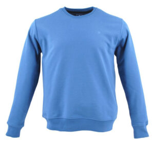 sweat homme bleu col rond REDMOND