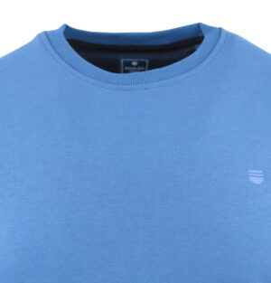 sweat homme bleu col rond REDMOND