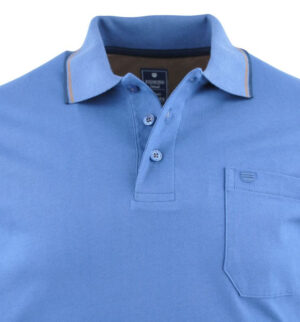 Polo homme bleu REDMOND