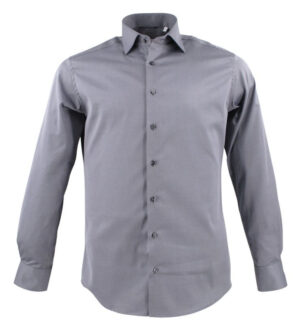 Chemise ETERNA grise opaque modern fit 8817et