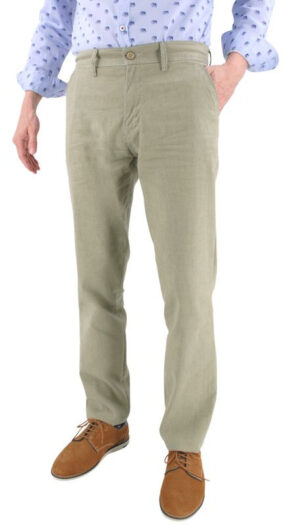 Pantalon homme en lin et coton PIONEER Robert Smart Line