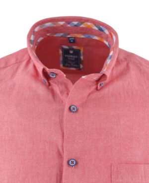 chemise homme rouge REDMOND Modern Fit