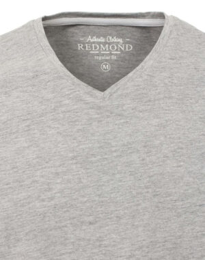 Tee-shirt gris argenté col V REDMOND 660rd