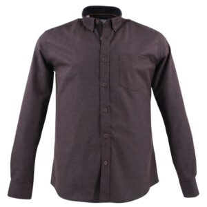 chemise homme chaude CAPTEN brun