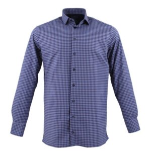 chemise carreaux rouge et bleu Marvelis Modern Fit stretch