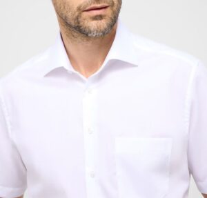 chemise Eterna blanc manches courtes Modern 1100et