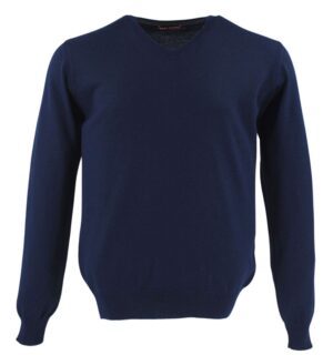 pull homme col V BEST GUEST marine clair 314V