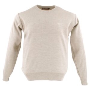 pull homme BEST GUEST col rond beige 201bg