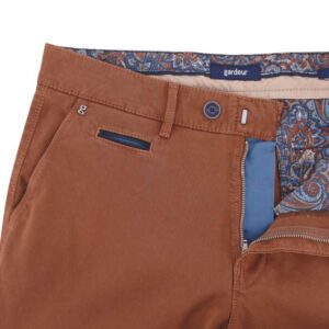 Pantalon homme GARDEUR coton caramel Benny-3